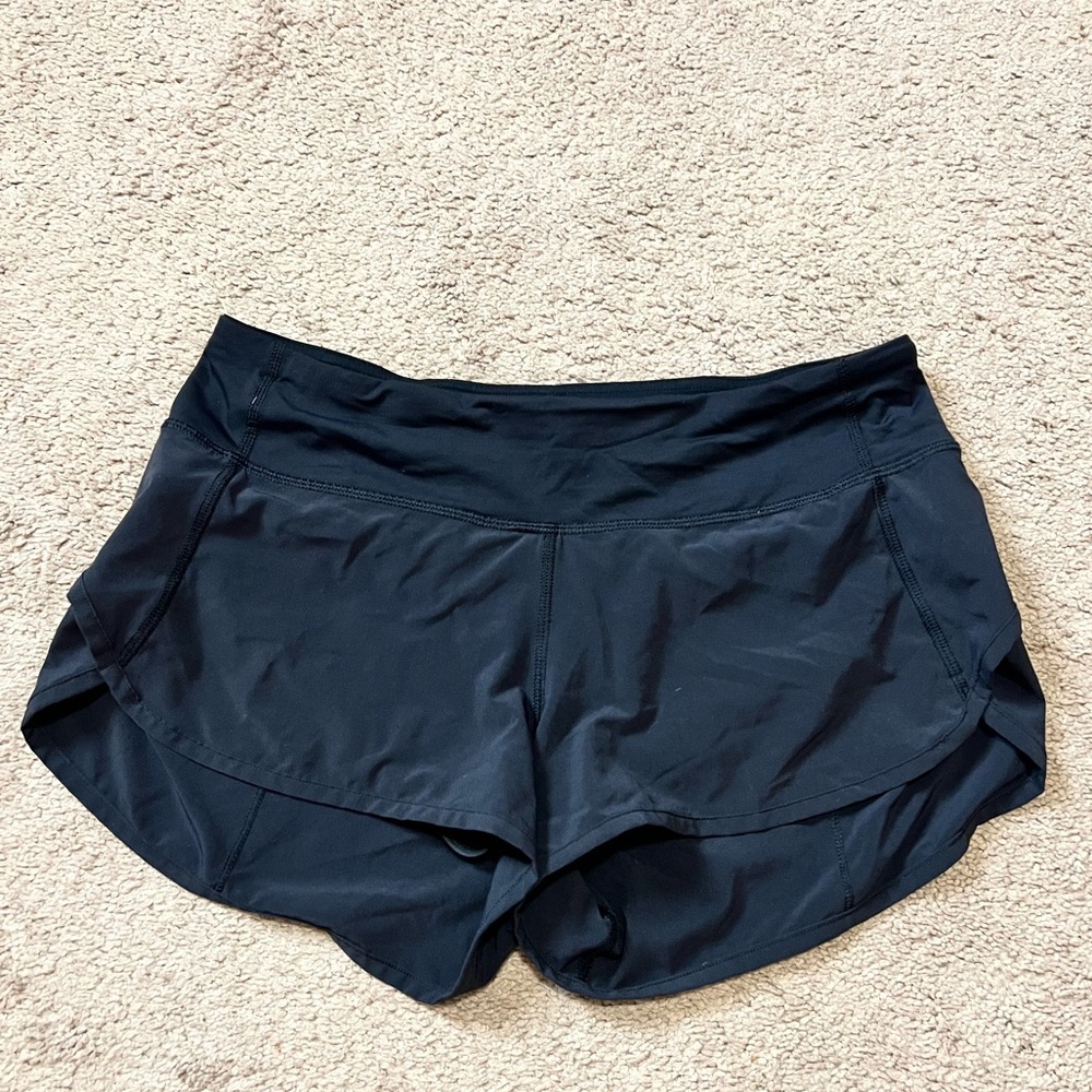 Lululemon Athletica Black Athletic Shorts Performance Fit